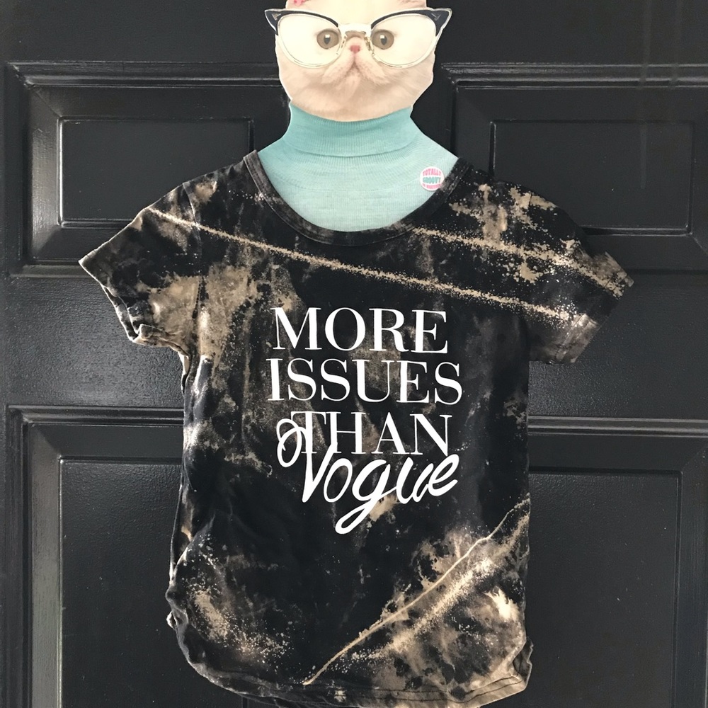 Brand new custom bleached shirt